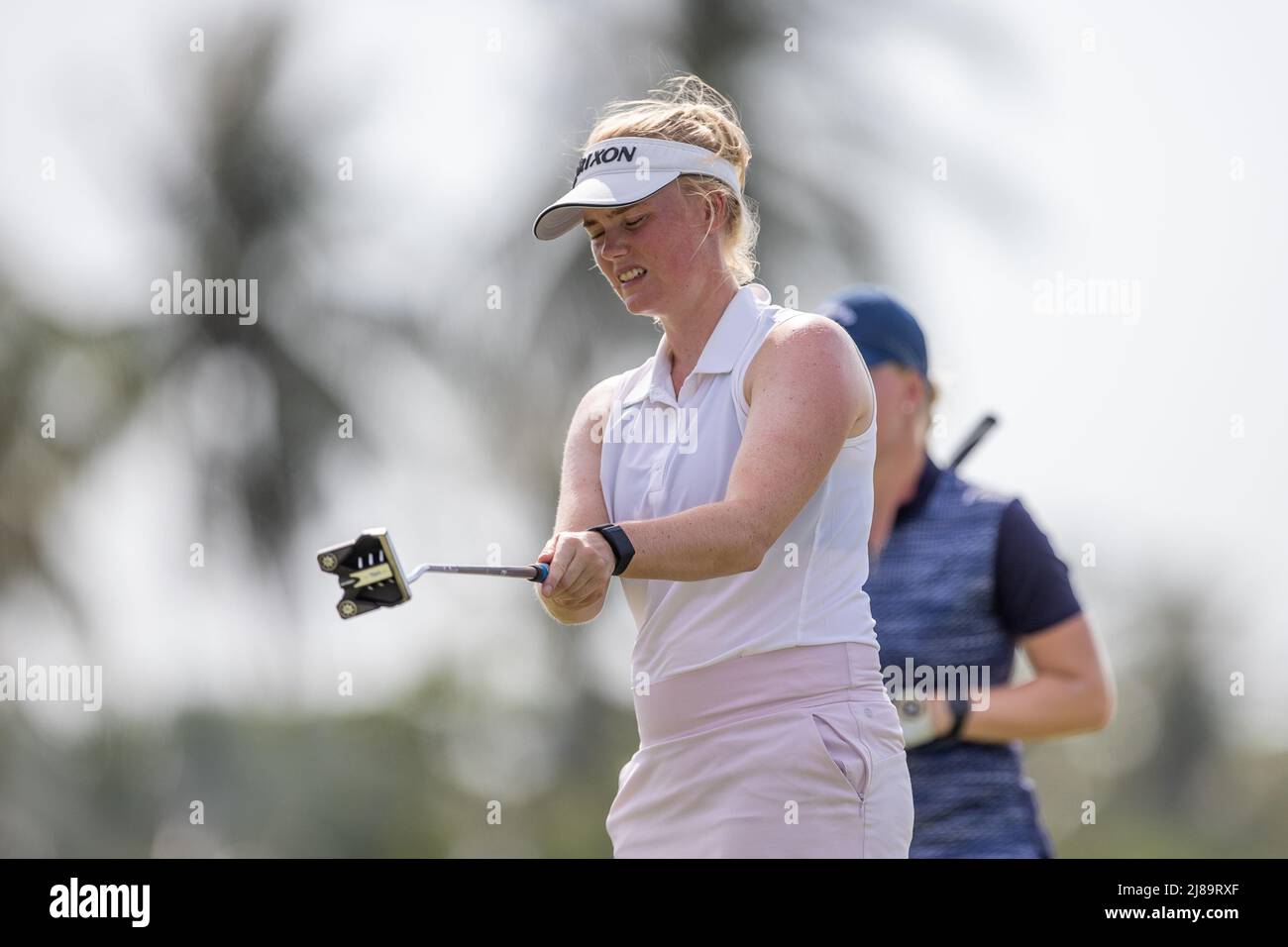 BANG KAPONG THAÏLANDE - Mai 13: Karoline Lund de Norvège sur le trou 18 lors de la deuxième série de l'équipe Aramco au Thai Country Club le 13 mai 2022 à Bang Kapong, Thaïlande (photo d'Orange Pictures) Banque D'Images