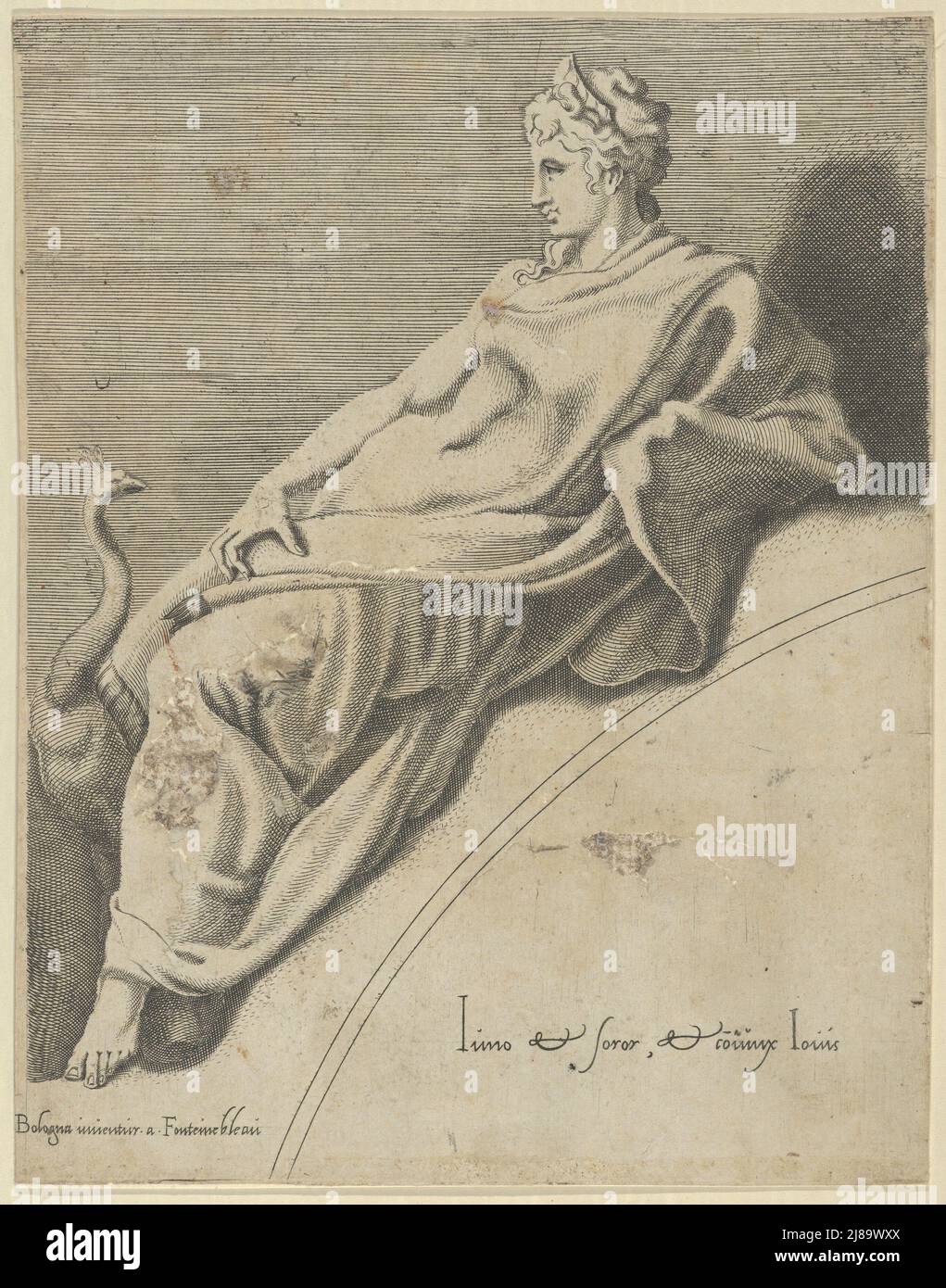 Juno (des Muses et des trois grandes Déesses), 1540-56. Banque D'Images