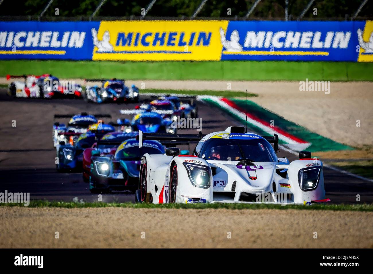 76 HUNT Freddie (gbr), SILJEHAUG Mads (NOR), Reiter Engineering, Ligier JS P320 - Nissan, action pendant le 2nd de la coupe Michelin le Mans 2022 sur le circuit Imola du 12 au 14 mai, à Imola, Italie - photo Paulo Maria / DPPI Banque D'Images