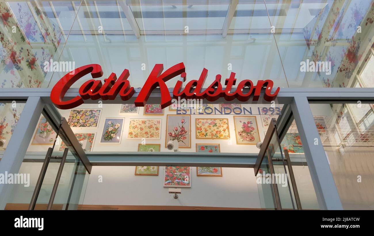 Affiche de l'atelier d'accessoires pour la maison Cath Kidston Banque D'Images