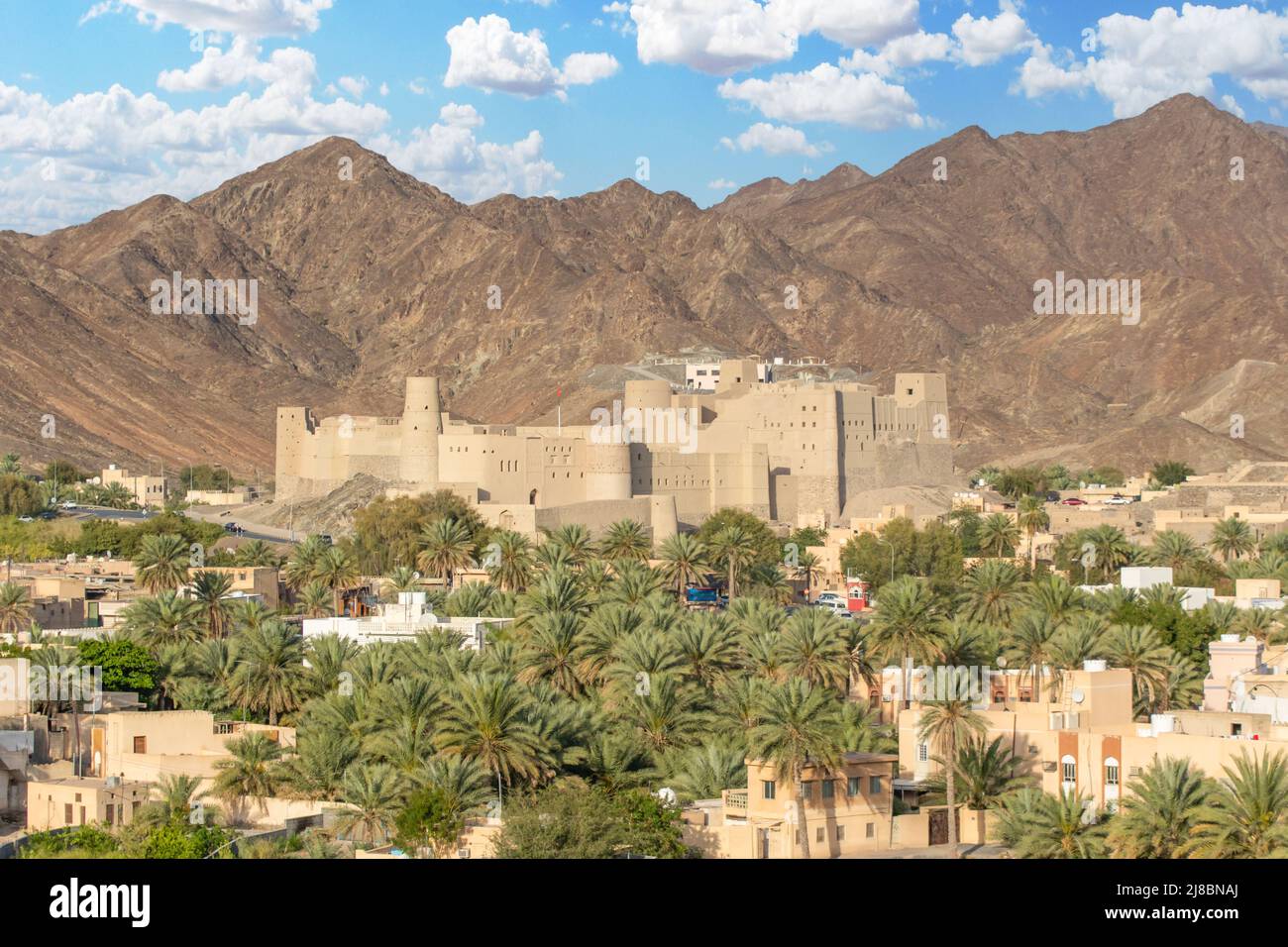 Bahla, Oman - berceau du fort de Bahla, château datant de 13th ans et site classé au patrimoine mondial de l'UNESCO, Bahla se trouve sur les principaux sites touristiques d'Oman Banque D'Images