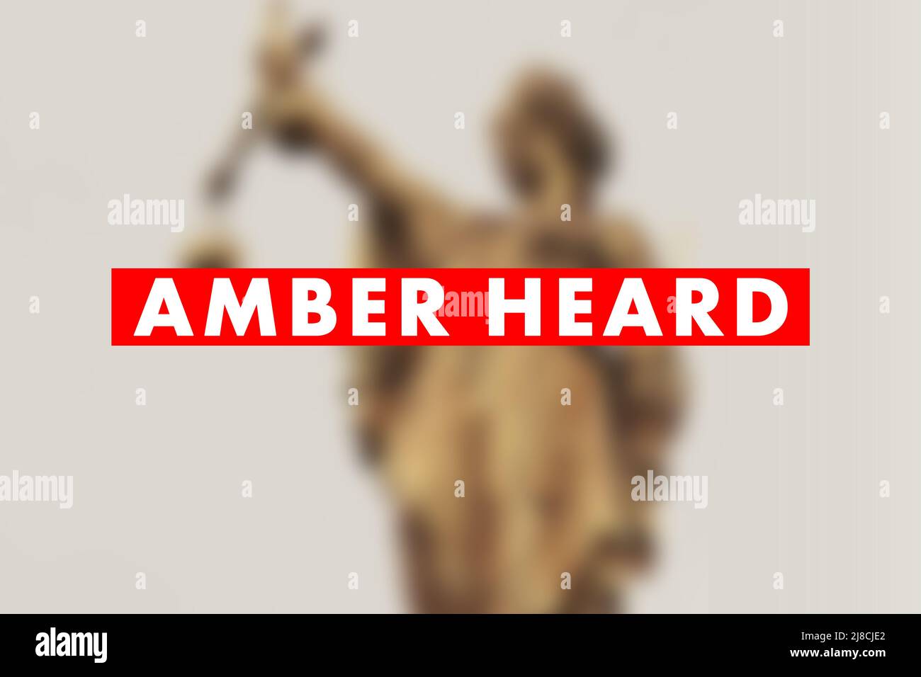 Amber Heard et Johny Depp case Trial news concept background. Banque D'Images