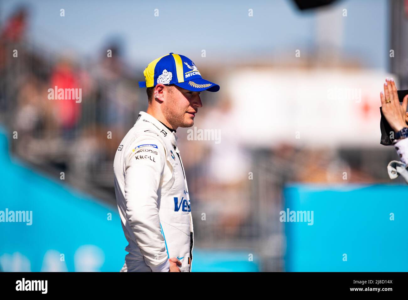 VANDOORNE Stoffel (bel), Mercedes-EQ Silver Arrow 02, portrait lors de l'ePrix de Berlin 2022, 5th rencontre du Championnat du monde de Formule E de la FIA ABB 2021-22, sur le circuit de rue de l'aéroport de Tempelhof du 13 au 15 mai, à Berlin - photo: Joao Filipe/DPPI/LiveMedia Banque D'Images