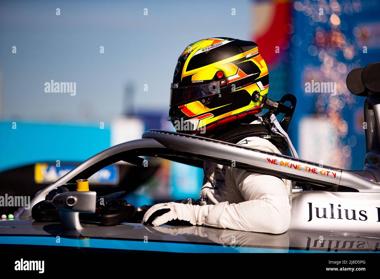 VANDOORNE Stoffel (bel), Mercedes-EQ Silver Arrow 02, portrait lors de l'ePrix de Berlin 2022, 5th rencontre du Championnat du monde de Formule E de la FIA ABB 2021-22, sur le circuit de rue de l'aéroport de Tempelhof du 13 au 15 mai, à Berlin - photo: Joao Filipe/DPPI/LiveMedia Banque D'Images