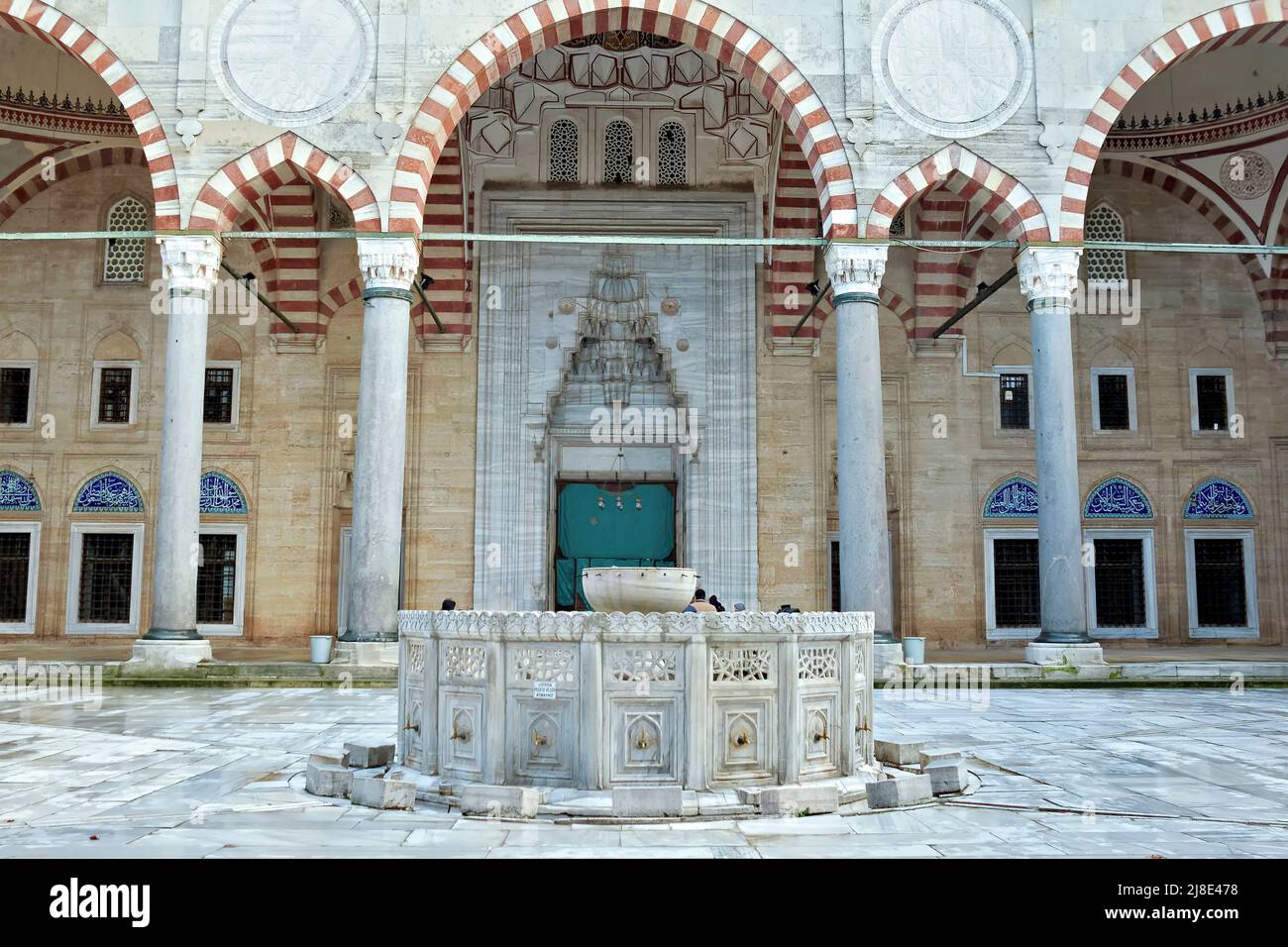 Mosquée Selimiye, Edirne, Turquie. Banque D'Images