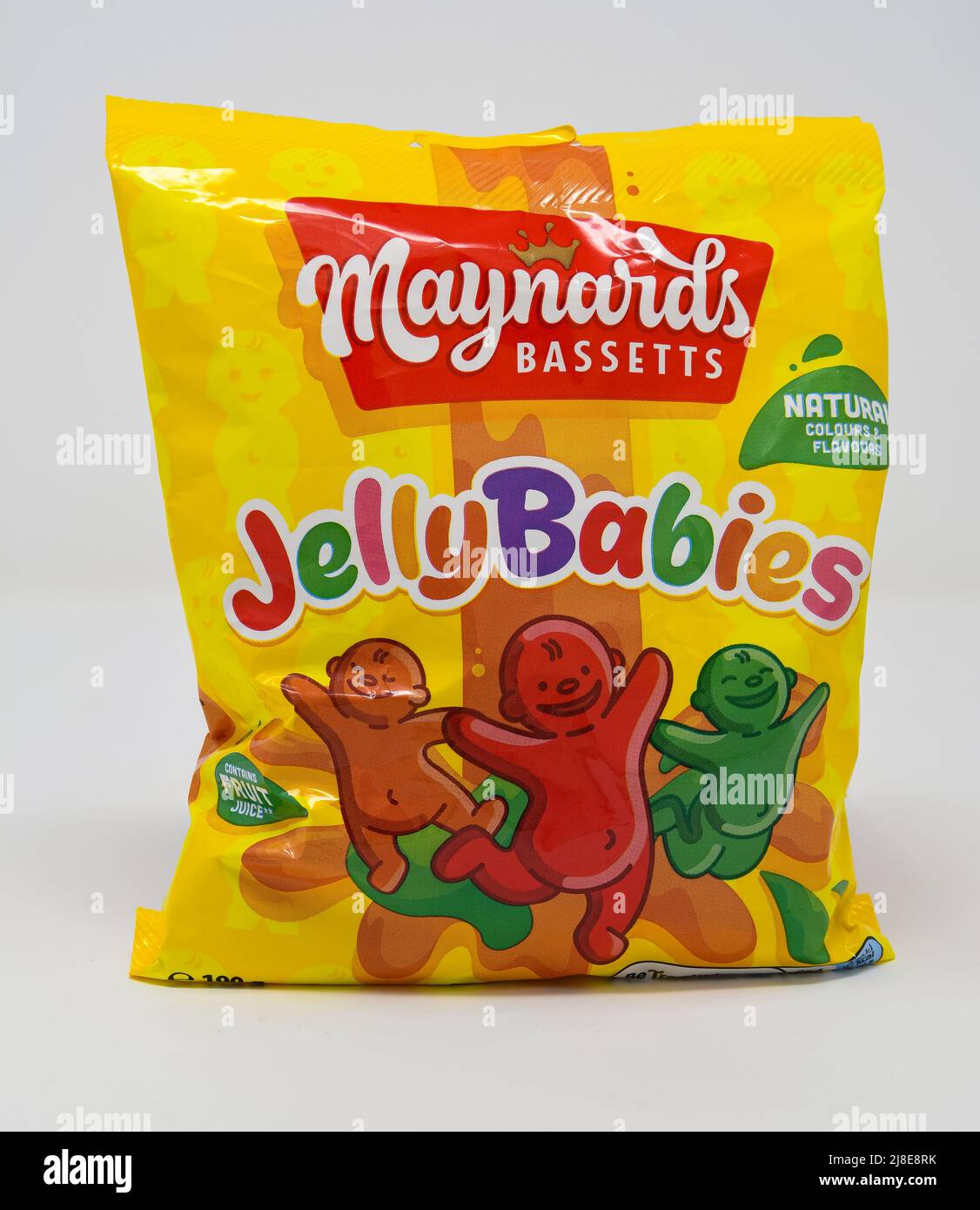 Reading, Royaume-Uni - janvier 16 2022 : paquet de bonbons Jelly Babies de Maynards Bassetts Banque D'Images