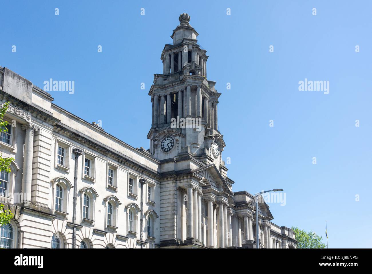 Hôtel de ville de Stockport, Wellington Road, Stockport, Grand Manchester, Angleterre, Royaume-Uni Banque D'Images