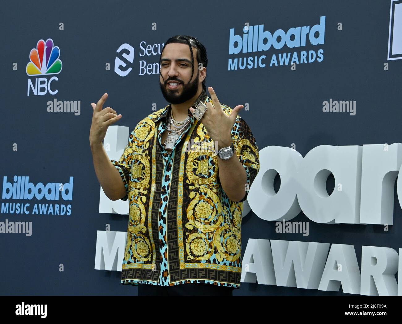 Las Vegas, États-Unis. 15th mai 2022. Le Montana français participe aux Billboard Music Awards annuels qui se tiennent au MGM Grand Garden Arena de Las Vegas, Nevada, le 15 mai 2022. Photo de Jim Ruymen/UPI crédit: UPI/Alay Live News Banque D'Images