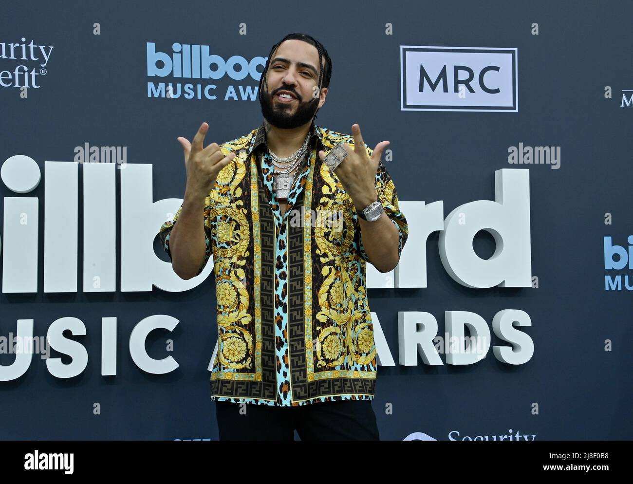 Las Vegas, États-Unis. 15th mai 2022. Le Montana français participe aux Billboard Music Awards annuels qui se tiennent au MGM Grand Garden Arena de Las Vegas, Nevada, le 15 mai 2022. Photo de Jim Ruymen/UPI crédit: UPI/Alay Live News Banque D'Images