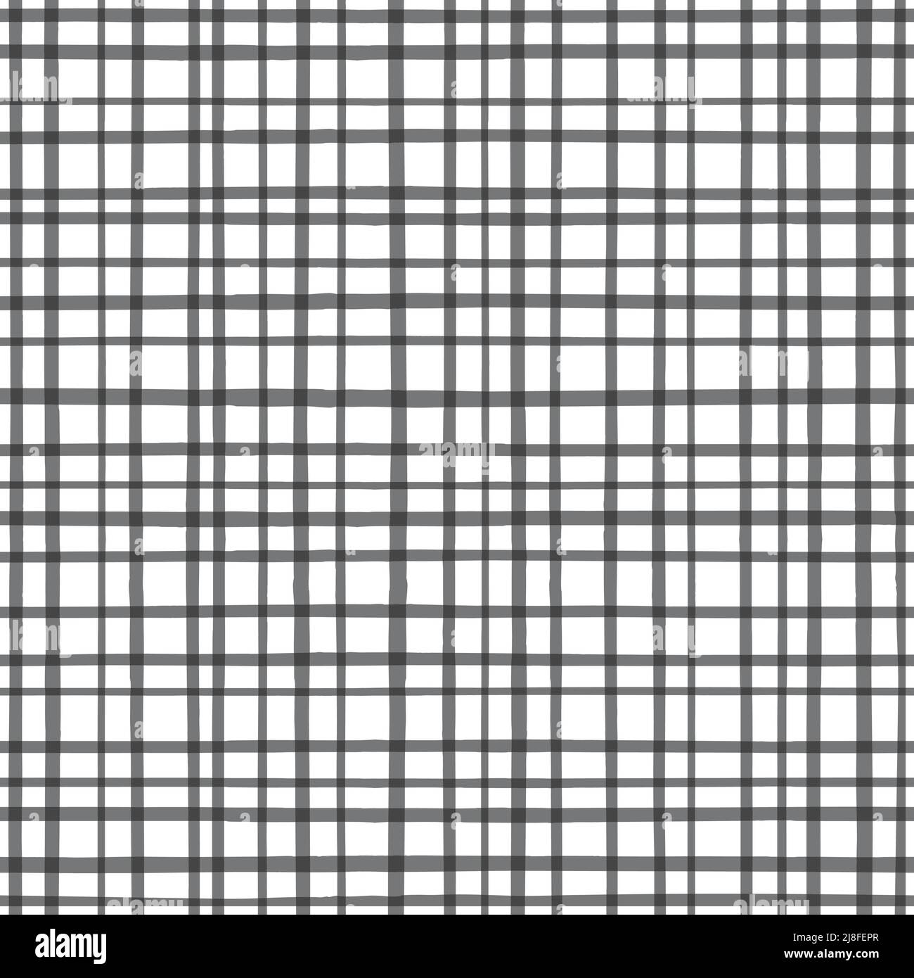 Vérifiez l'arrière-plan du motif.Motif texturé à carreaux écossais, motif vectoriel sans couture, élément noir et blanc. Illustration de Vecteur