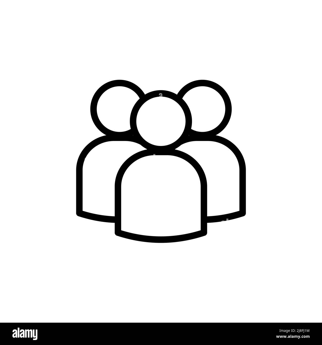 People Icon Vector Flat style Illustration de Vecteur