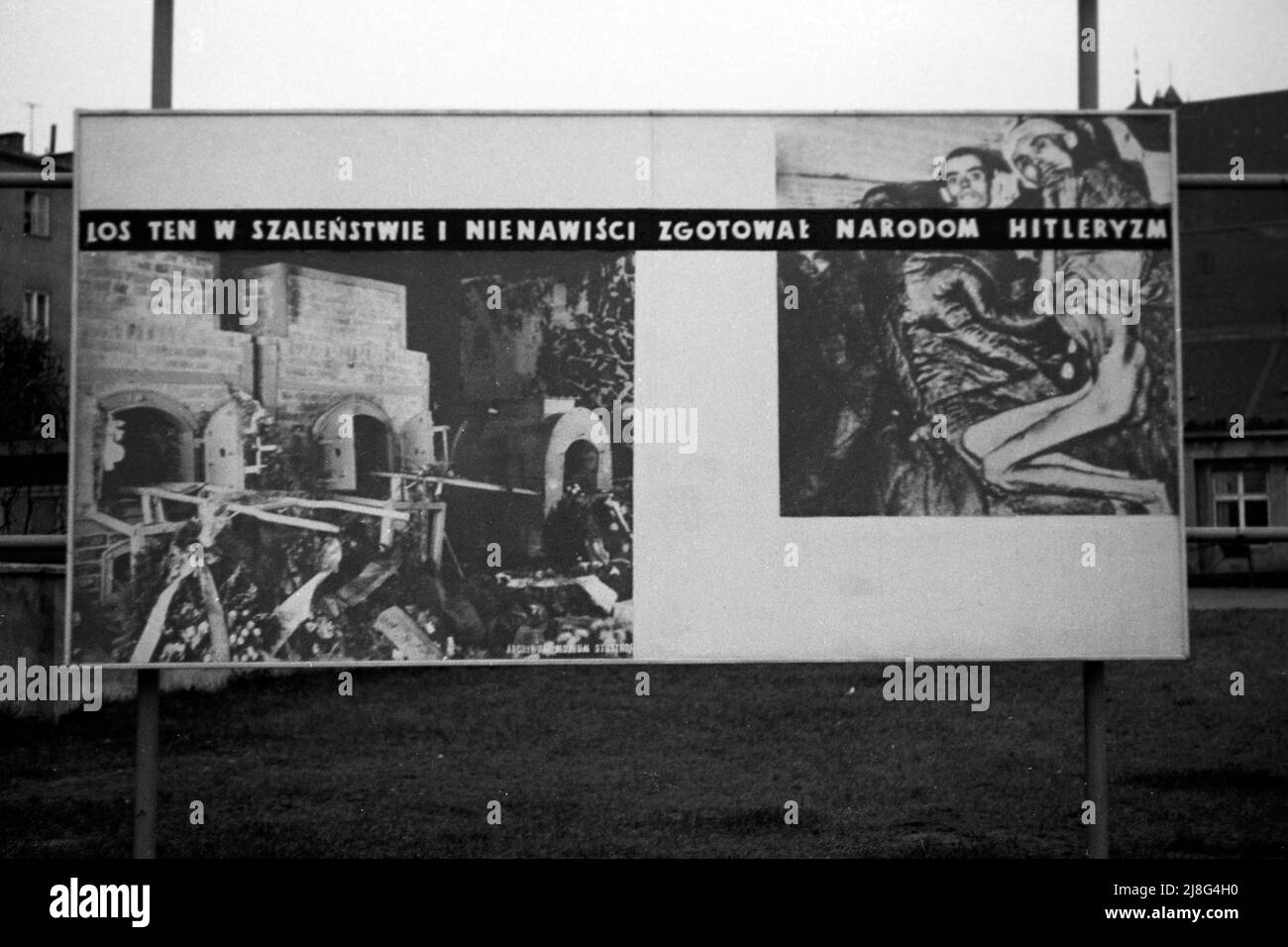Erinnerung an das KZ Stutthof in Sztutowo BEI Danzig, Woiwodschaft Pommern, 1967. Rappel du camp de concentration Stutthof à Sztutowo près de Gdansk, Voivodeship de Poméranie, 1967. Banque D'Images