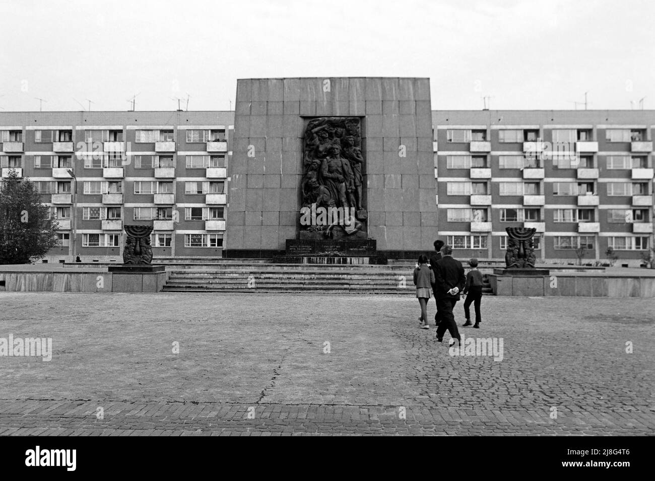 Denkmal für den Warschauer Aufstand im Ghetto, Woiwodschaft Masowien, 1967. Monument du soulèvement du ghetto de Varsovie, Vovovoidohip Masowia, 1967. Banque D'Images