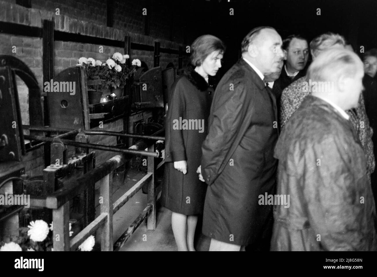 Im KZ Lublin-Majdanek, Woiwodschaft Lublin, 1967. Au camp de concentration de Majdanek aka Lublin, Lublin Vovovoidohip, 1967. Banque D'Images