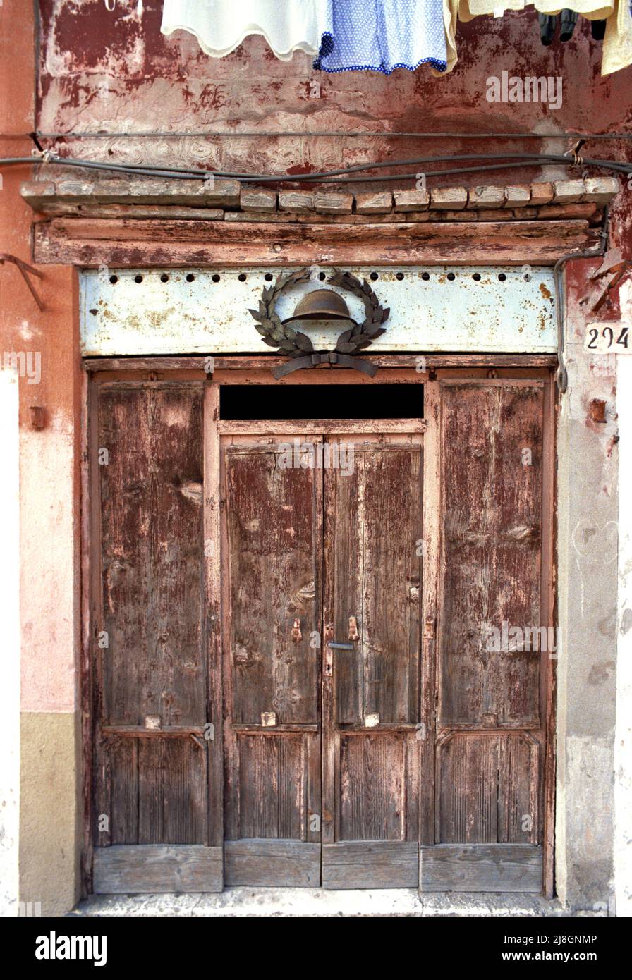 Façade de la maison. Banque D'Images