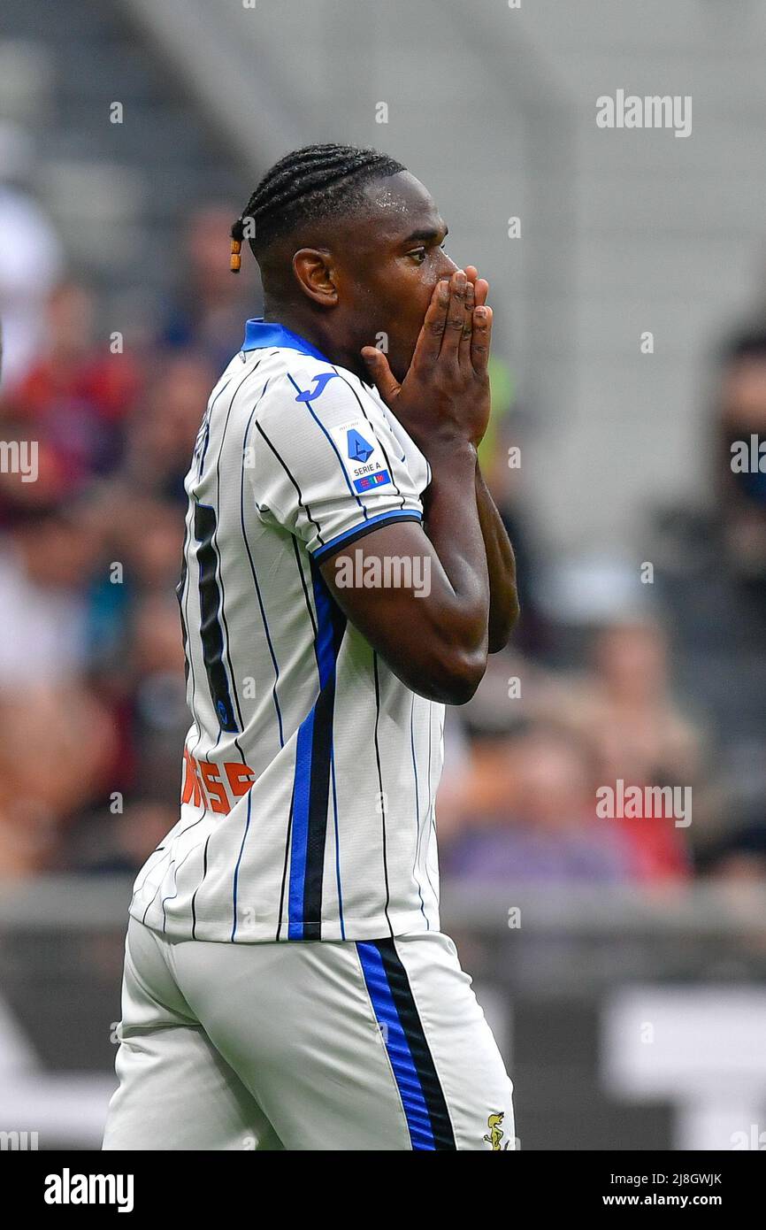 Milan, Italie. 15th mai 2022. Duvan Zapata (91) d'Atalanta vu dans la série Un match entre AC Milan et Atalanta à San Siro à Milan. (Crédit photo : Gonzales photo/Alamy Live News Banque D'Images