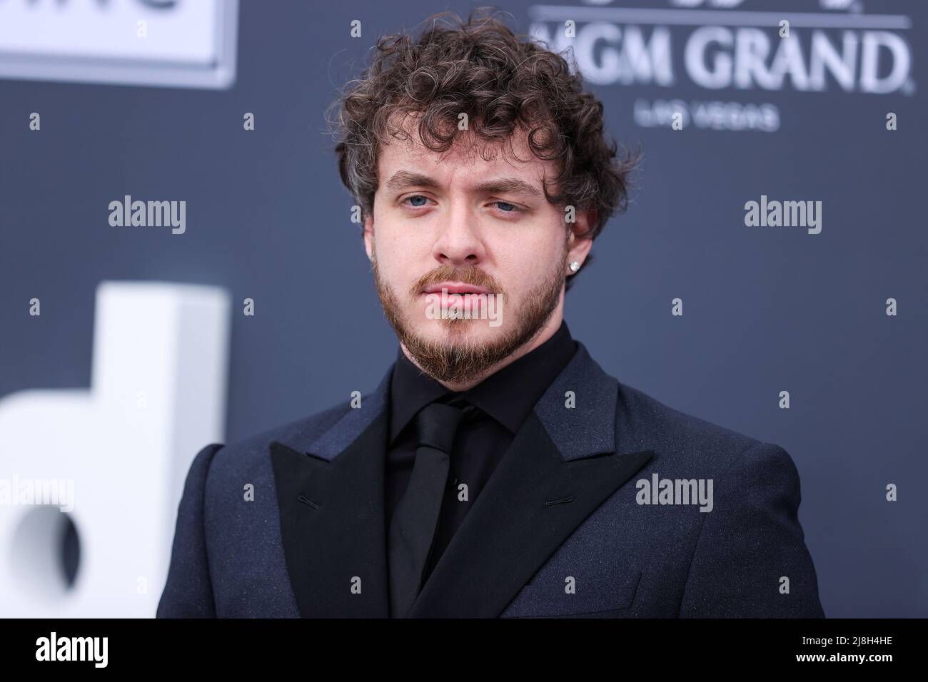 LAS VEGAS, NEVADA, États-Unis - 15 MAI : le rappeur américain Jack Harlow arrive aux Billboard Music Awards 2022 qui se tiennent au MGM Grand Garden Arena le 15 mai 2022 à Las Vegas, Nevada, États-Unis. (Photo de Xavier Collin/image Press Agency) Banque D'Images