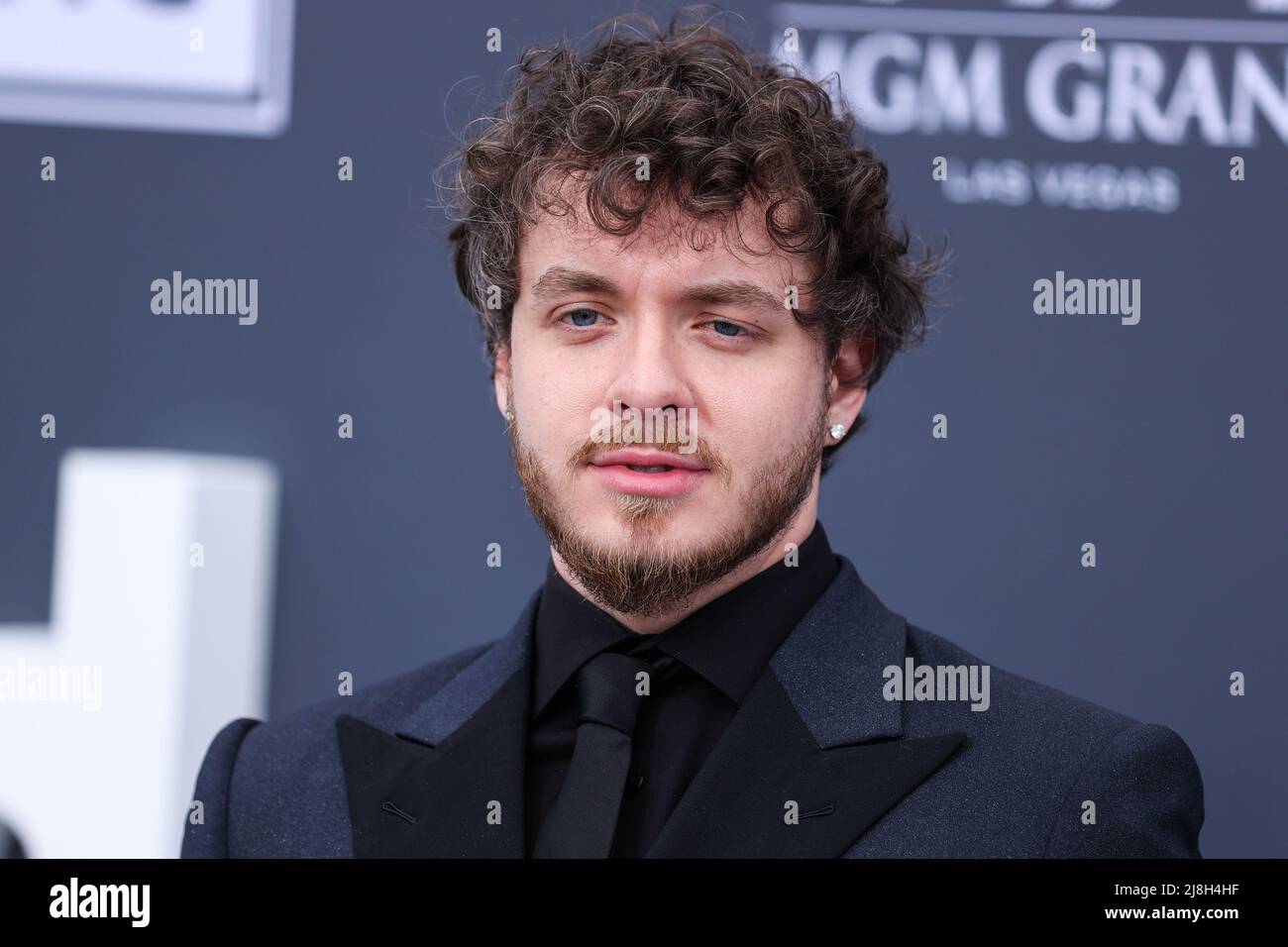 LAS VEGAS, NEVADA, États-Unis - 15 MAI : le rappeur américain Jack Harlow arrive aux Billboard Music Awards 2022 qui se tiennent au MGM Grand Garden Arena le 15 mai 2022 à Las Vegas, Nevada, États-Unis. (Photo de Xavier Collin/image Press Agency) Banque D'Images