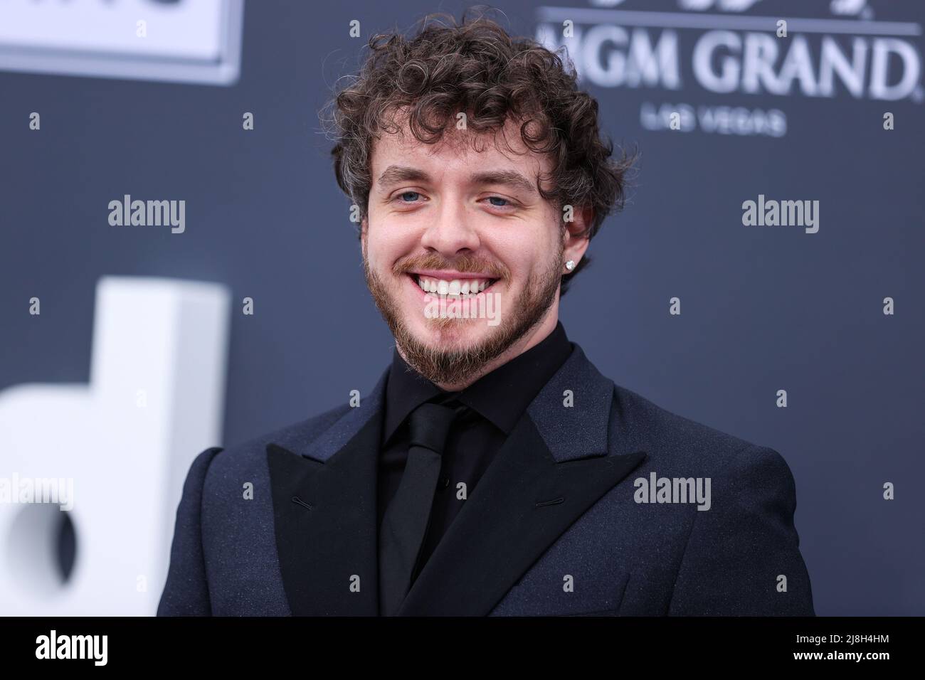 LAS VEGAS, NEVADA, États-Unis - 15 MAI : le rappeur américain Jack Harlow arrive aux Billboard Music Awards 2022 qui se tiennent au MGM Grand Garden Arena le 15 mai 2022 à Las Vegas, Nevada, États-Unis. (Photo de Xavier Collin/image Press Agency) Banque D'Images