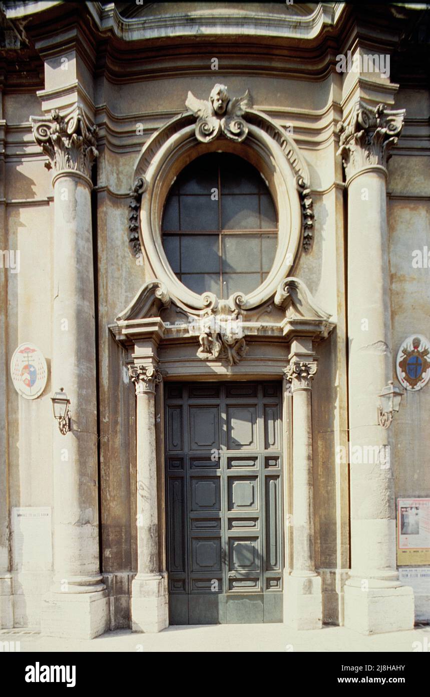 Porte du Tempitetto de San Pietro à Montorio, Rome, Italie (photo); (add.info.: conçu par Donato Bramante (1444-1514) 1508-12); © Arte & Immagini ; . Banque D'Images