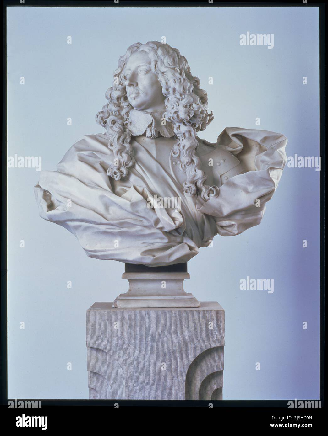 Portrait d'une femme avec une page mauresque par l'école française, (17th siècle); Galleria e Museo Estense, Modène, Italie; français, hors copyright. Banque D'Images