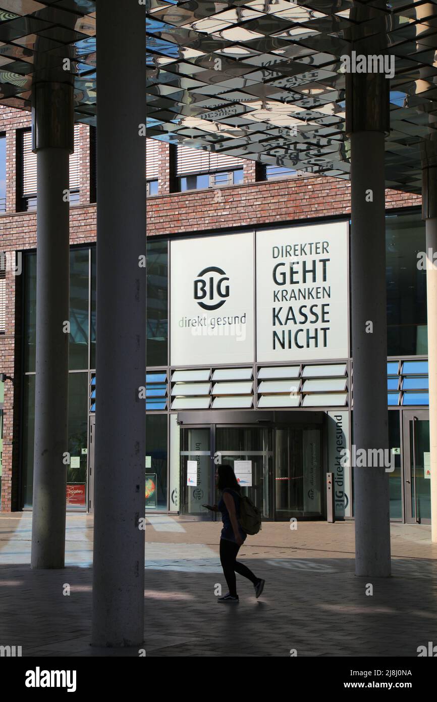 DORTMUND, ALLEMAGNE - 16 SEPTEMBRE 2020 : Big Krankenkasse dans le centre-ville de Dortmund, Allemagne. Big a été le premier fonds privé d'assurance maladie. Banque D'Images
