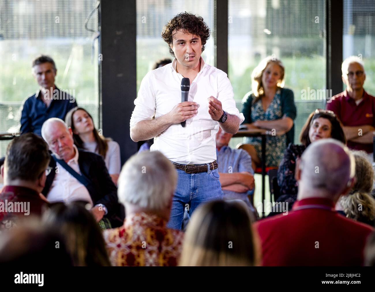 2022-05-16 20:18:56 ROTTERDAM - leader du Parti Jesse Klaver pendant le GroenLinks meetup pour discuter de la coopération avec le PvdA. ANP SEM VAN DER WAL pays-bas sortie - belgique sortie Banque D'Images