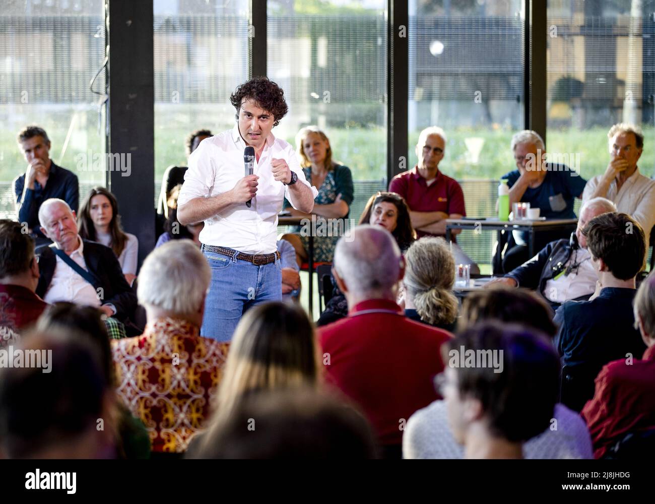 2022-05-16 20:19:30 ROTTERDAM - leader du Parti Jesse Klaver pendant le GroenLinks meetup pour discuter de la coopération avec le PvdA. ANP SEM VAN DER WAL pays-bas sortie - belgique sortie Banque D'Images