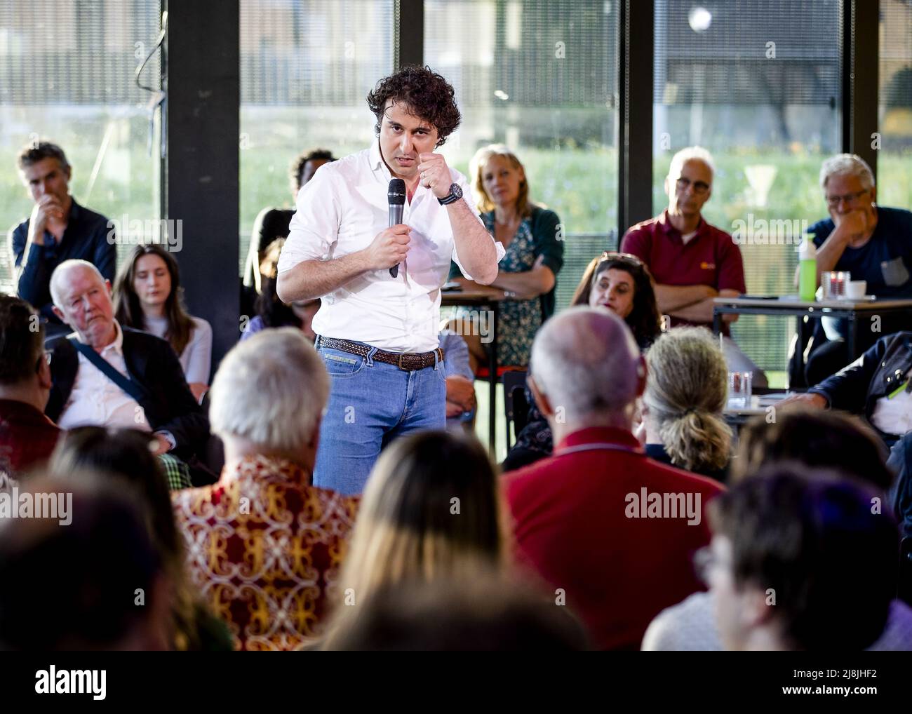 2022-05-16 20:19:29 ROTTERDAM - leader du Parti Jesse Klaver pendant le GroenLinks meetup pour discuter de la coopération avec le PvdA. ANP SEM VAN DER WAL pays-bas sortie - belgique sortie Banque D'Images