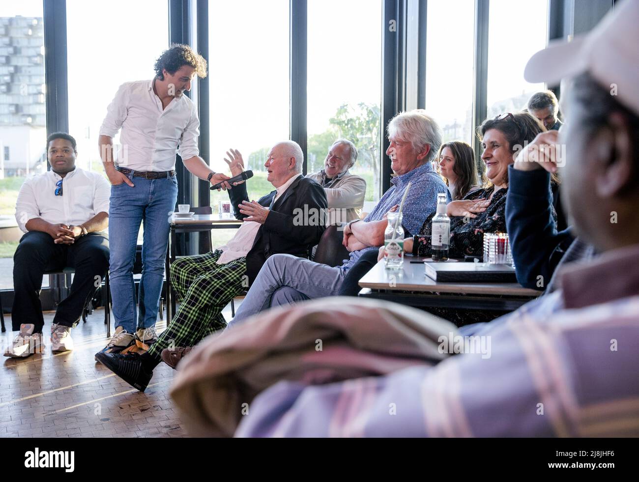 2022-05-16 20:32:45 ROTTERDAM - leader du Parti Jesse Klaver pendant le GroenLinks meetup pour discuter de la coopération avec le PvdA. ANP SEM VAN DER WAL pays-bas sortie - belgique sortie Banque D'Images
