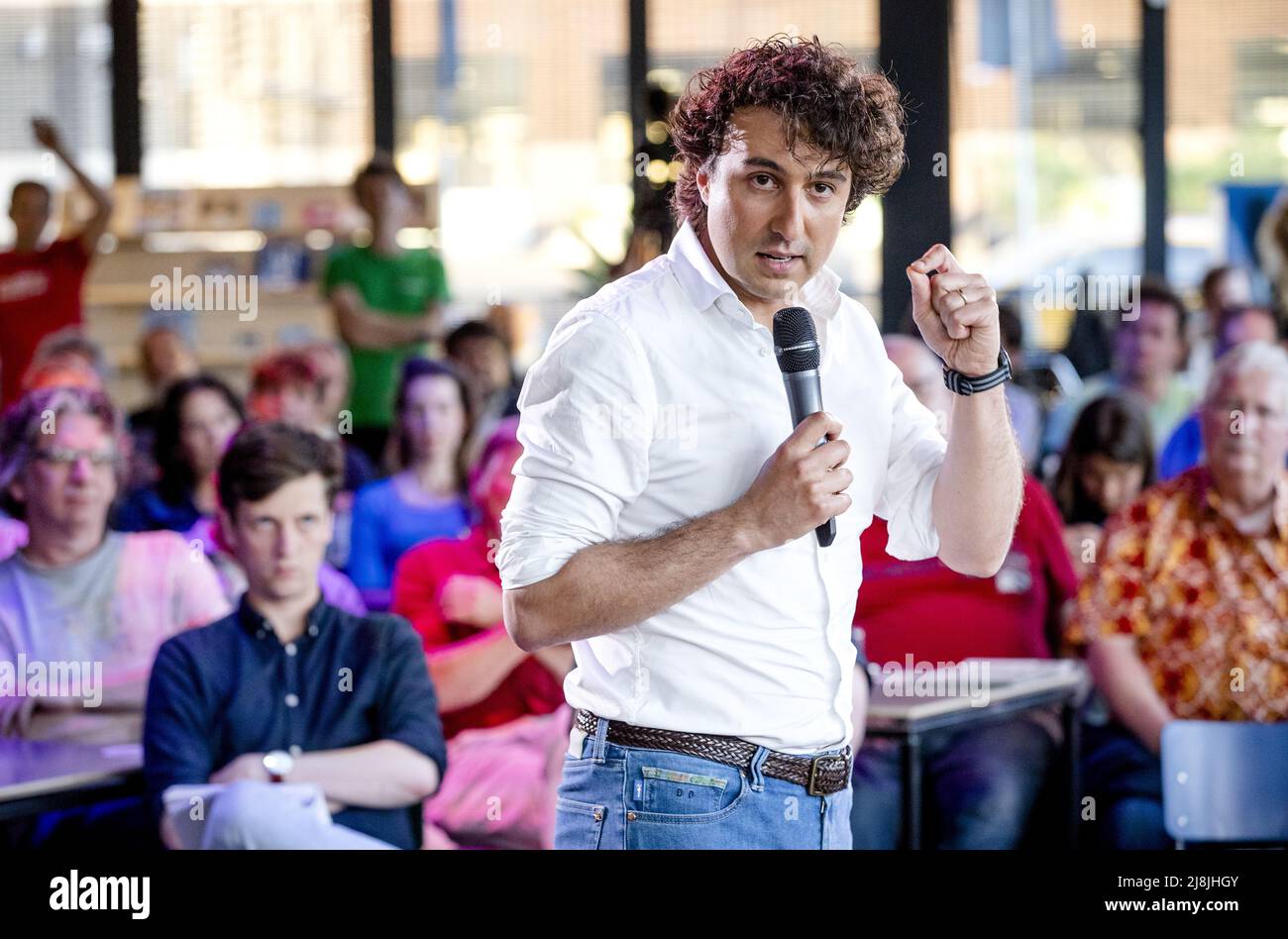 2022-05-16 20:50:42 ROTTERDAM - leader du Parti Jesse Klaver pendant le GroenLinks meetup pour discuter de la coopération avec le PvdA. ANP SEM VAN DER WAL pays-bas sortie - belgique sortie Banque D'Images