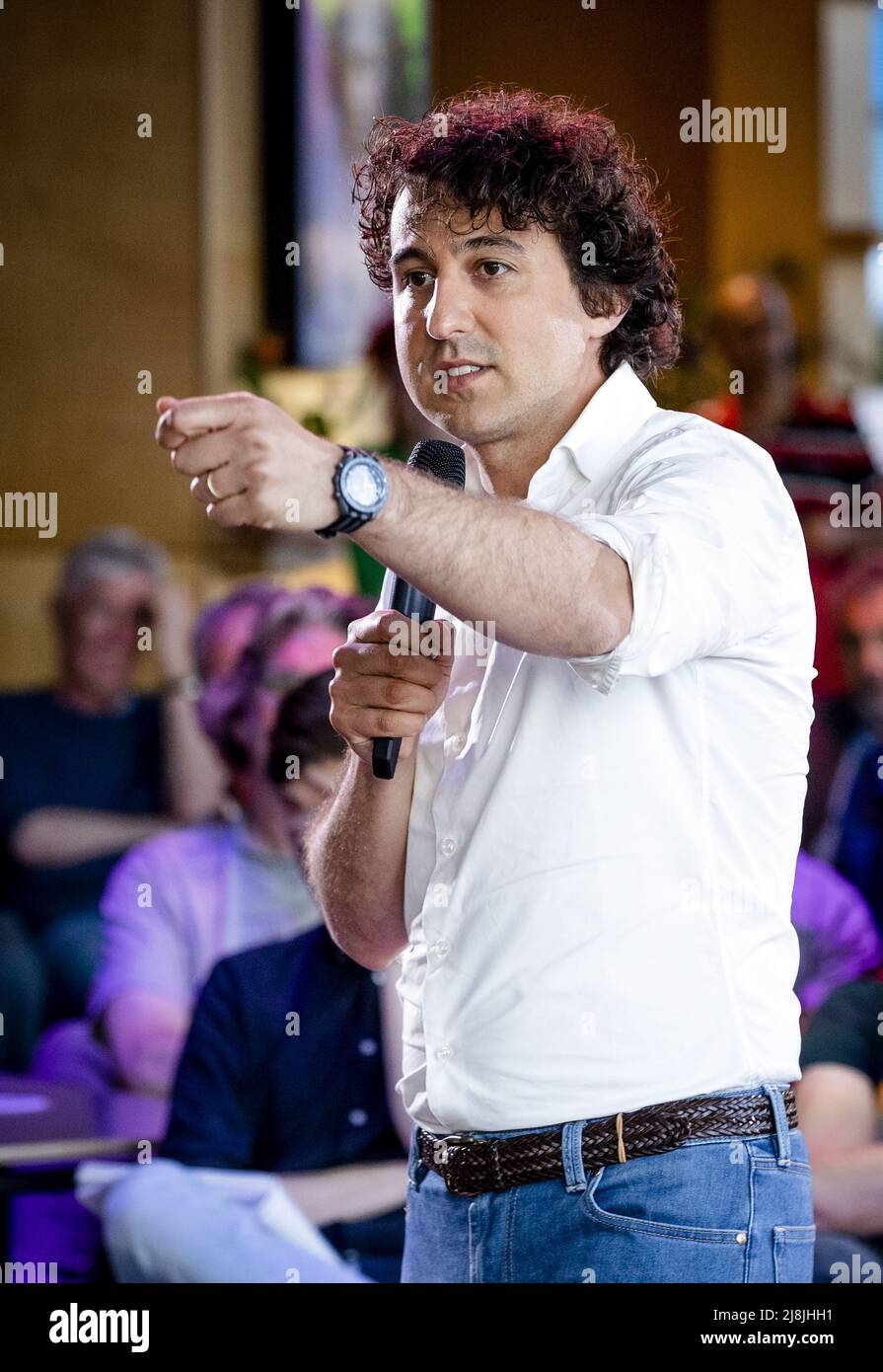 2022-05-16 20:49:49 ROTTERDAM - leader du Parti Jesse Klaver pendant le GroenLinks meetup pour discuter de la coopération avec le PvdA. ANP SEM VAN DER WAL pays-bas sortie - belgique sortie Banque D'Images