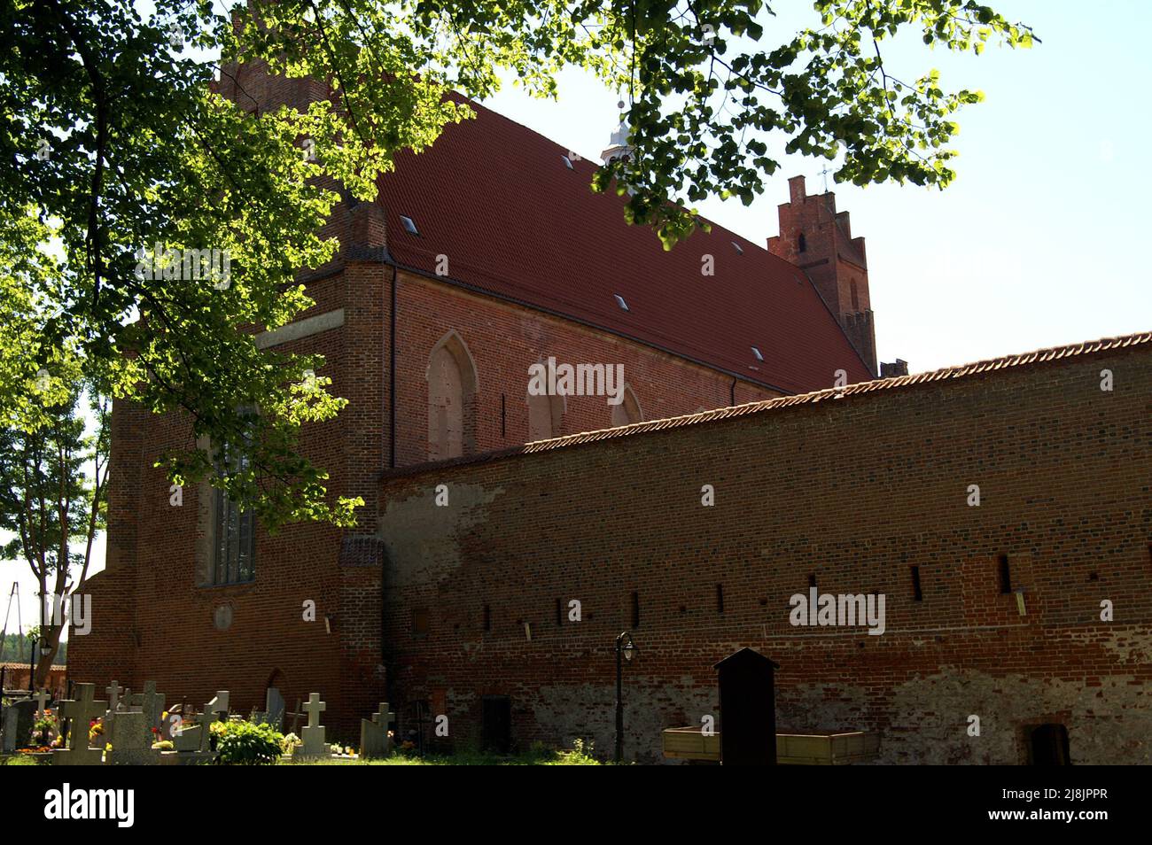 Żarnowiec, Pomorze Gdańskie, Pologne, Polen, Polska; Benediktiner-Nonnenkloster à Zarnowitz; Abbaye bénédictine; Opactwo Benedyktynek W Żarnowcu, gotyk Banque D'Images