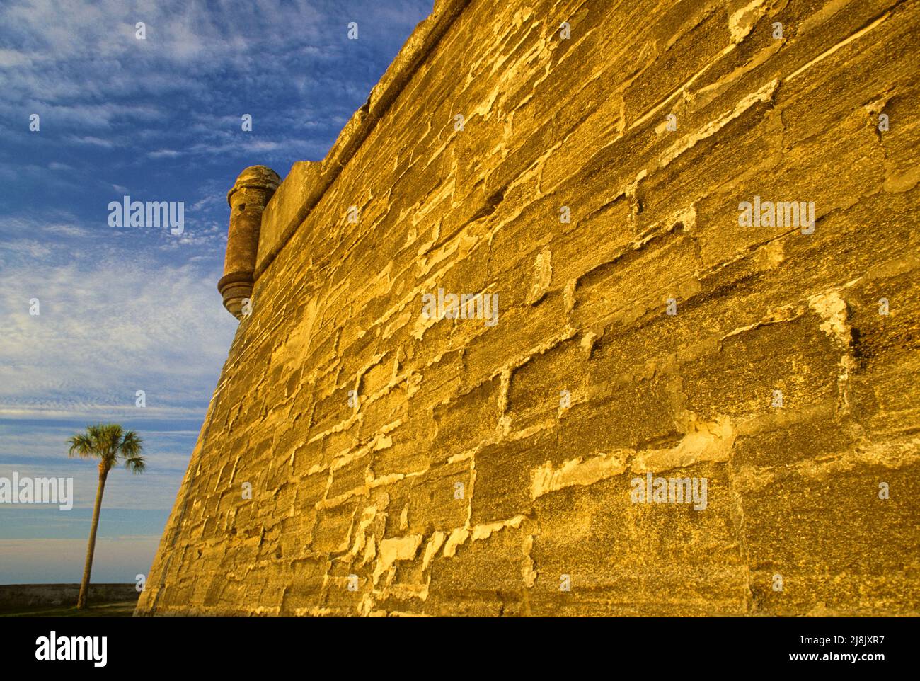 Castillo de San Marcos à Saint Augustine, Floride Banque D'Images