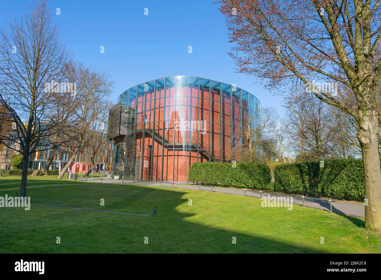 Auditorium de l'École de droit Bucerius, Université de droit, Allemagne, Hambourg Banque D'Images