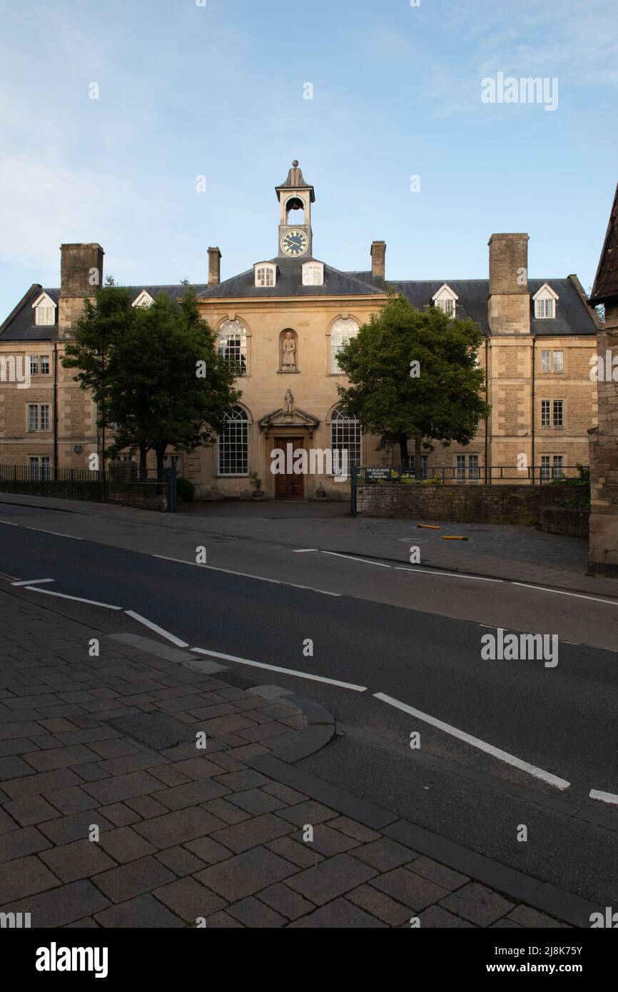 Le bâtiment Blue Coat House, Frome, Somerset, Angleterre, Royaume-Uni Banque D'Images