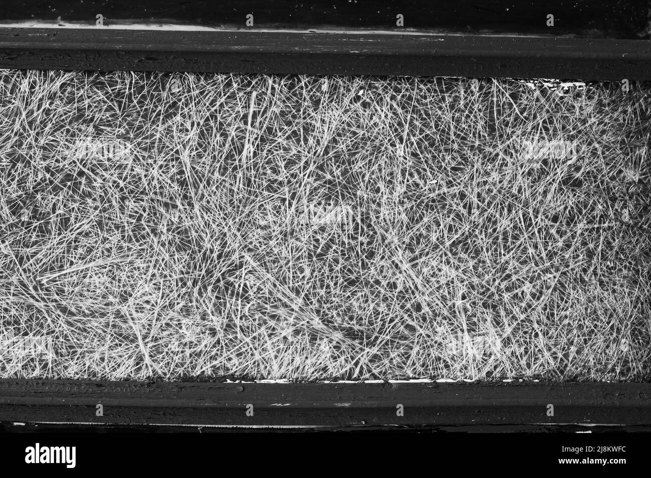 Motif en verre vintage avec beaucoup de fibres. Banque D'Images