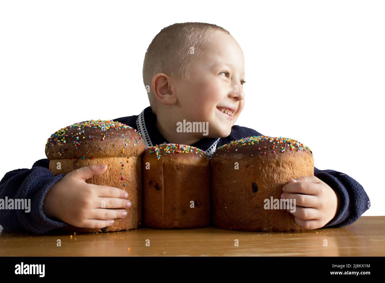 Gâteaux de Pâques ukrainiens Banque D'Images