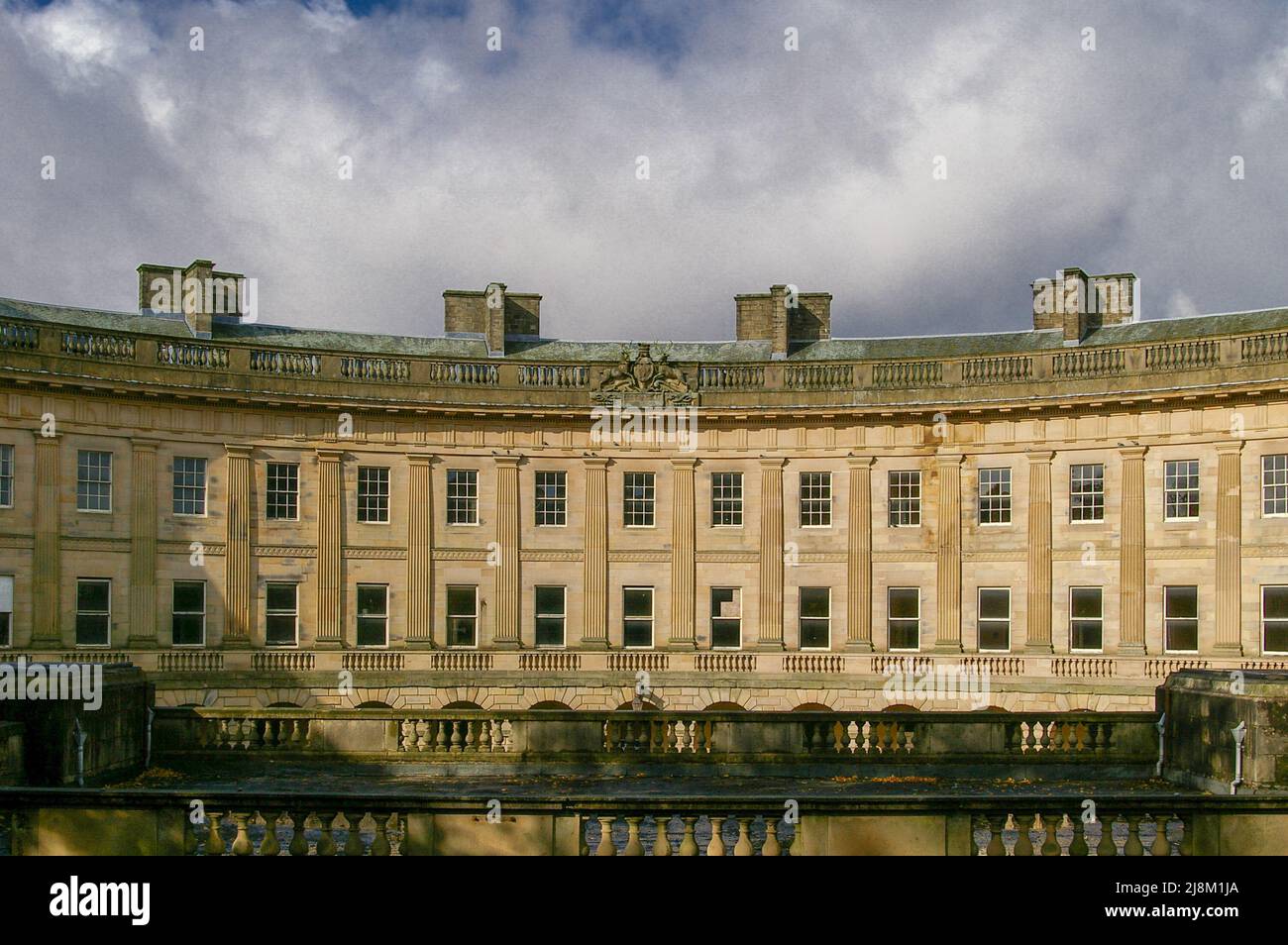 L'ancien hôtel St Anne, un bâtiment emblématique du 18th siècle, The Crescent, Buxton, Derbyshire, Royaume-Uni Banque D'Images
