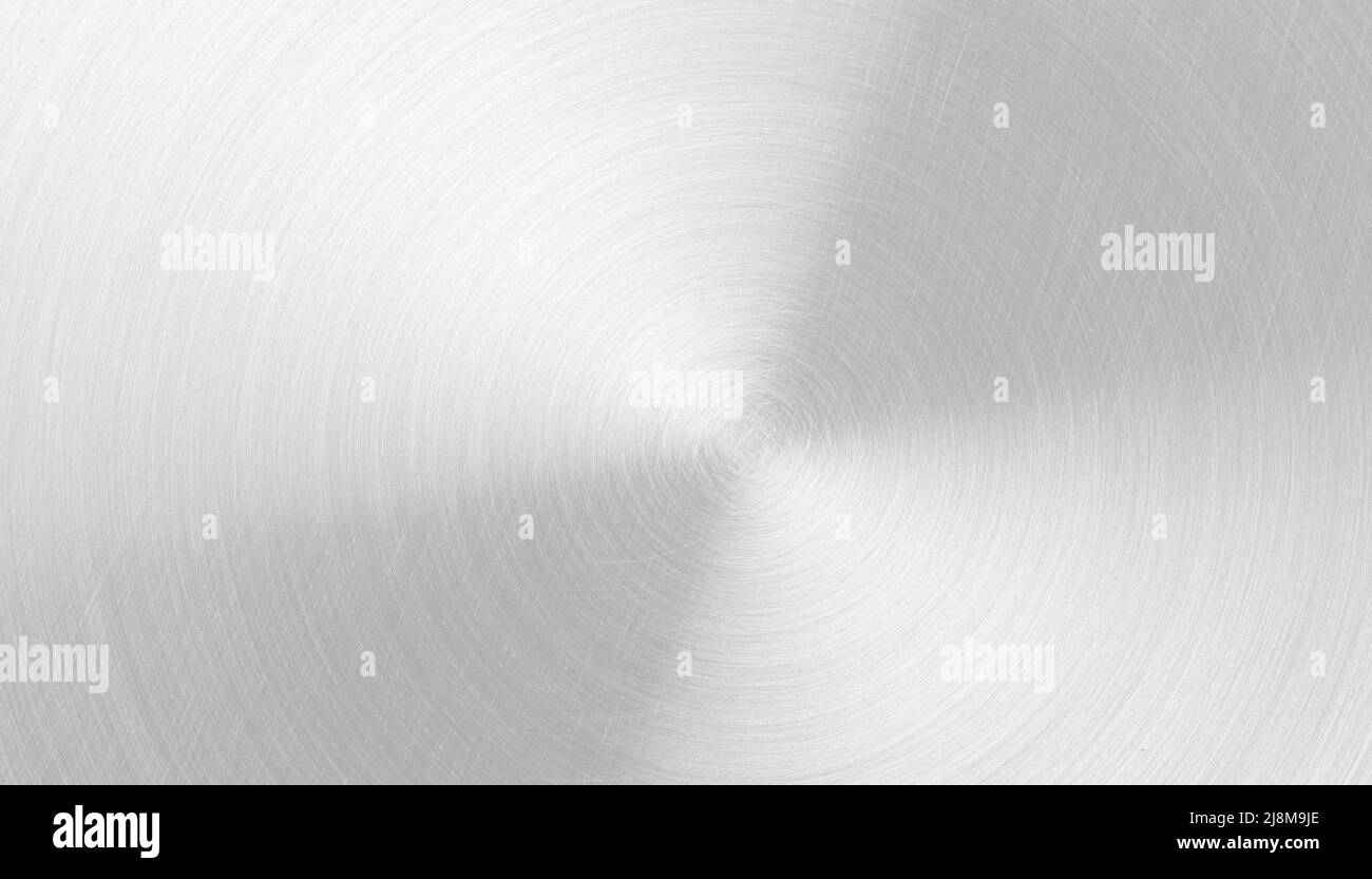 Arrière-plan de texture abstraite, la lumière brille sur la feuille d'acier inoxydable argenté Banque D'Images