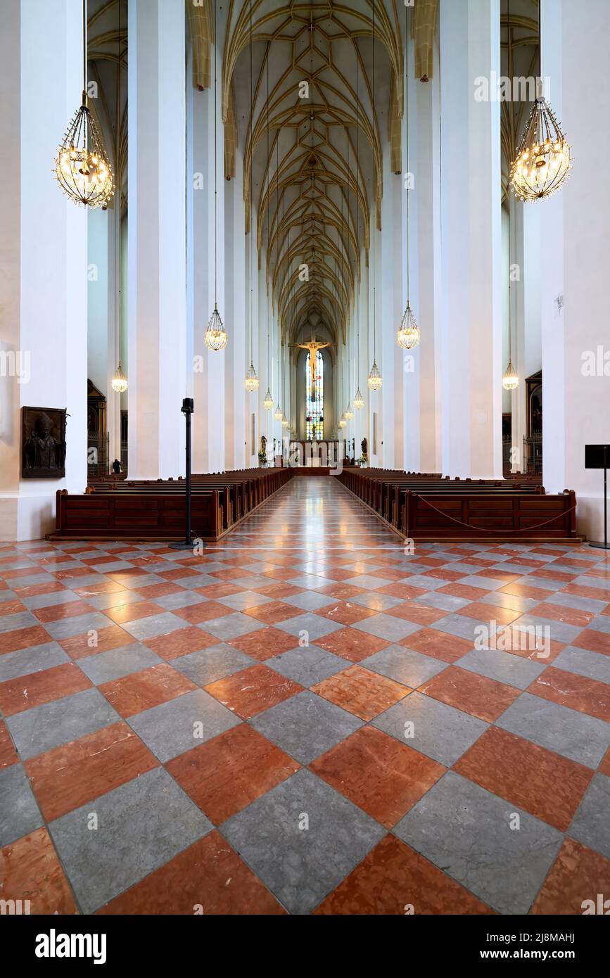 Allemagne Bavière Munich. Frauenkirche. Le Dom (Cathédrale de notre chère Dame) Banque D'Images