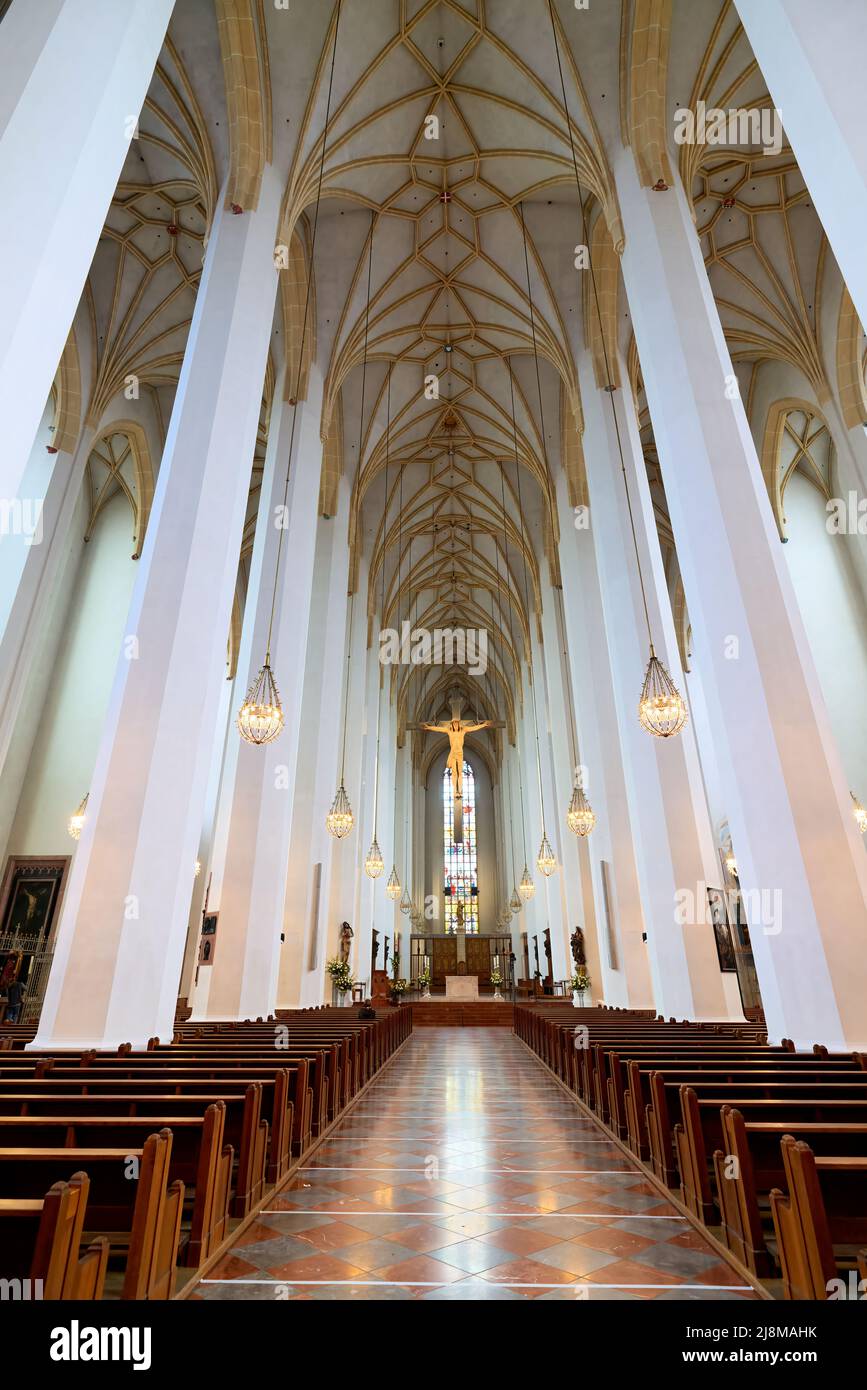 Allemagne Bavière Munich. Frauenkirche. Le Dom (Cathédrale de notre chère Dame) Banque D'Images