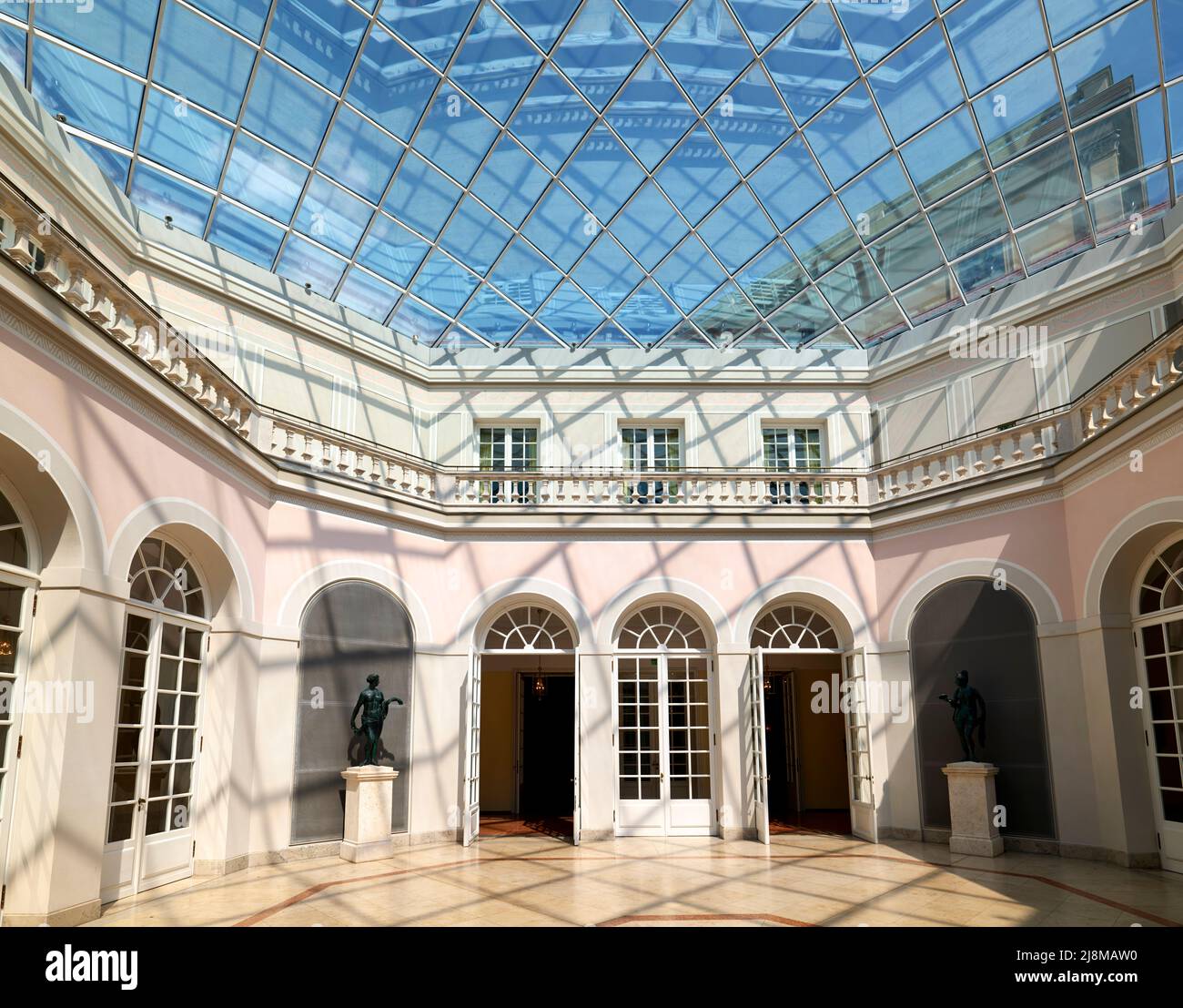 Allemagne Bavière Munich. Théâtre Cuvilliés (Théâtre de la vieille résidence) à l'intérieur de Residenz (Palais de la résidence) Banque D'Images