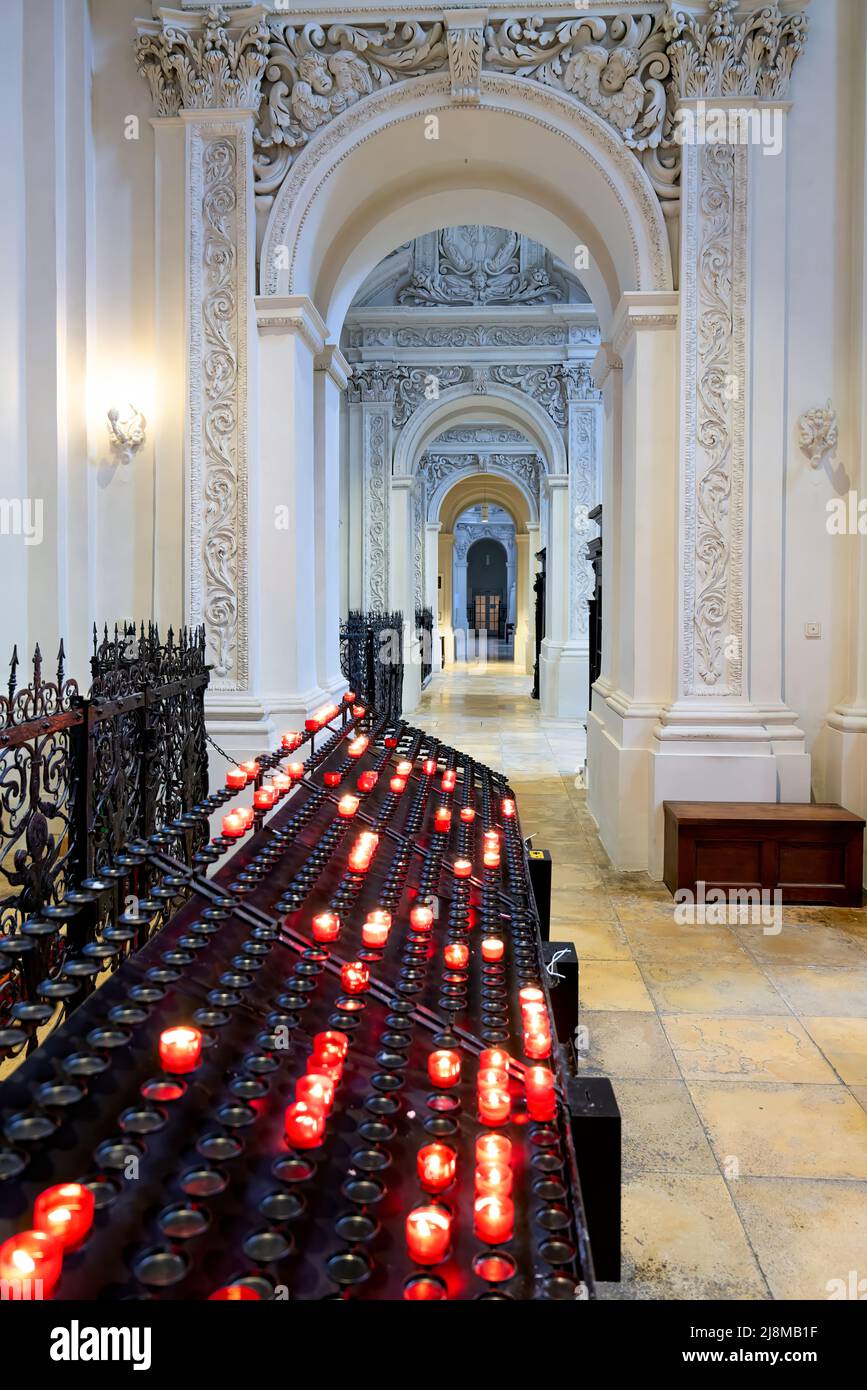 Allemagne Bavière Munich. Theatinerkirche. Église Saint-Cajetan Banque D'Images