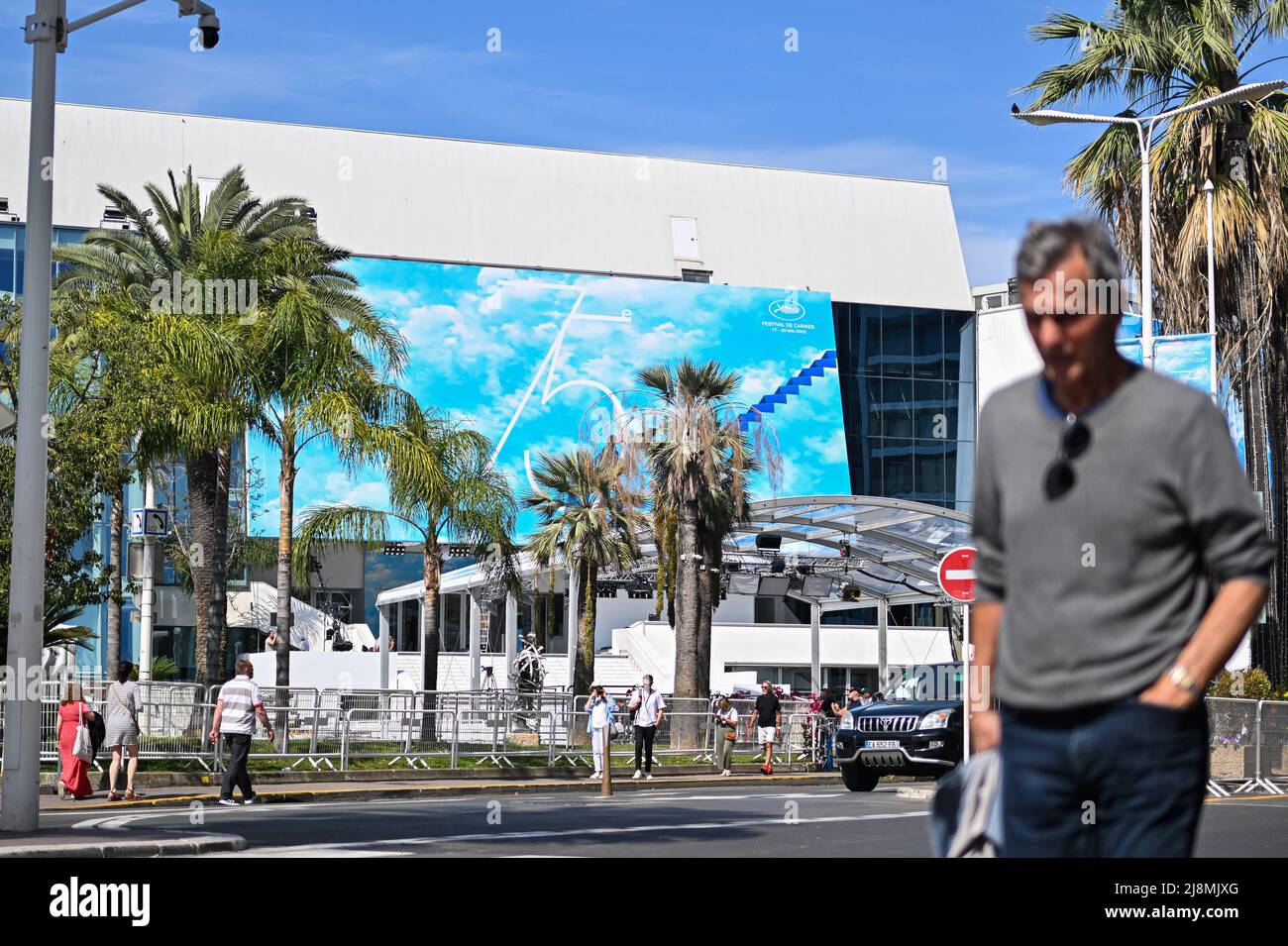 France. 16th mai 2022. Les préparatifs sont en cours pour le Festival de Cannes 2022 Cannes film Festival à Cannes, France, le 16 mai 2022. (Photo de Lionel Urman/Sipa USA)| Credit: SIPA USA/Alay Live News Banque D'Images