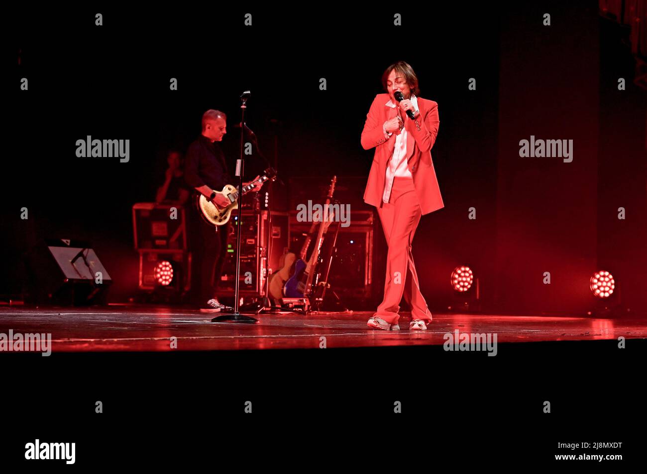 Milan, Italie. 13th mai 2022. Gianna Nannini chantant sur scène pendant Gianna Nannini - en tournée teatro 2022, concert de musique de chanteur italien à Milan, Italie, mai 13 2022 crédit: Agence de photo indépendante/Alamy Live News Banque D'Images