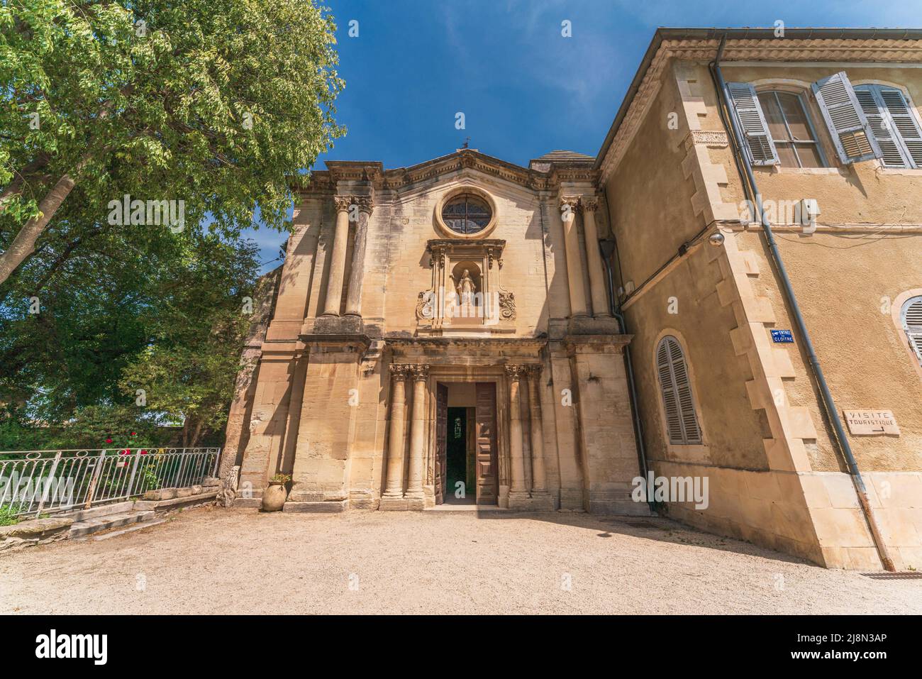 Monastère Saint-Paul de Mausole, ancienne clinique psychiatrique de Saint-Rémy-de-Provence Banque D'Images