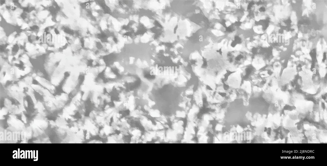 Arrière-plan teint par nouage texture motif géométrique Illustration vectorielle Shibori Abstract batik pinceau sans couture et motif répété Noir, blanc, gris Pa Illustration de Vecteur