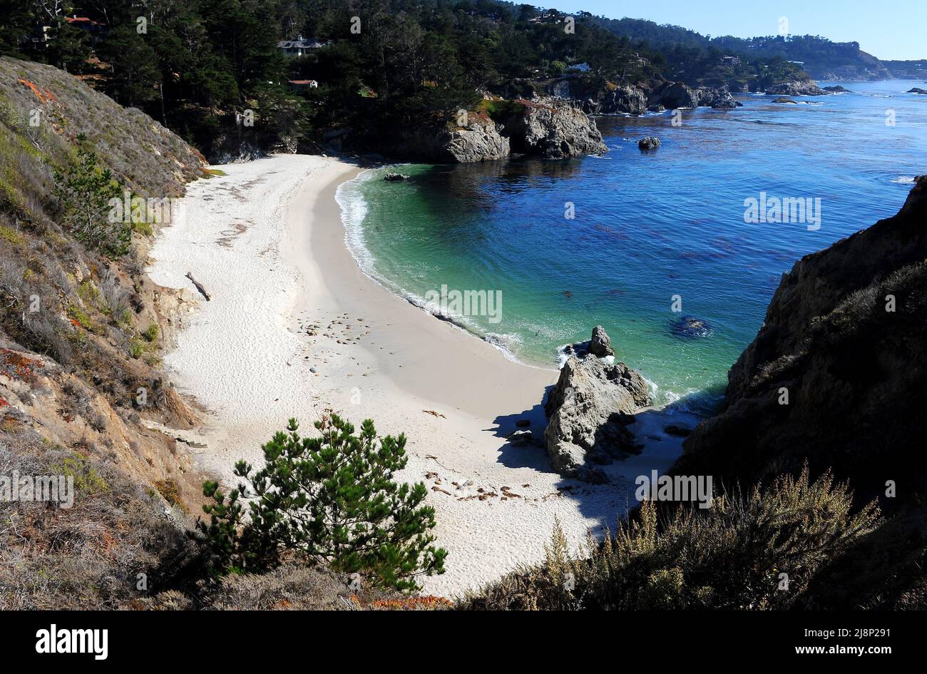 Big sur, Californie, États-Unis. 29th septembre 2015. Situé sur la côte centrale de Californie entre Carmel et San Simeon, Big sur bénéficie d'une côte robuste mais magnifique. (Image de crédit : © Nicholas Koon/ZUMA Press Wire) Banque D'Images