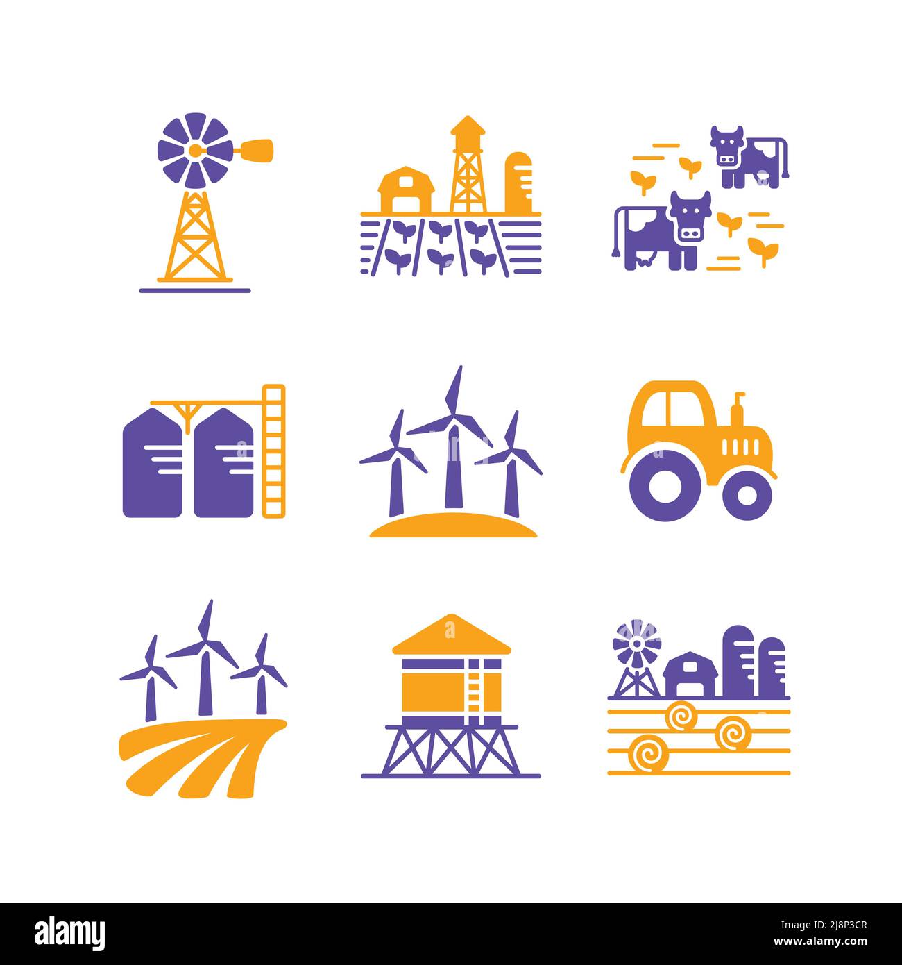 Icône de glyphe isolé de vecteur de champ d'exploitation. Panneau Agriculture. Symbole graphique pour la conception de votre site Web, votre logo, votre application, votre interface utilisateur. Illustration vectorielle, EPS10 Illustration de Vecteur